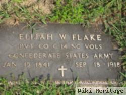 Pvt Elijah Wilson Flake