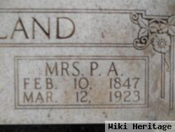 Mrs P A Mcclelland