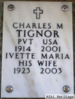 Charles M Tignor