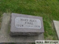 Mary Alice Finke