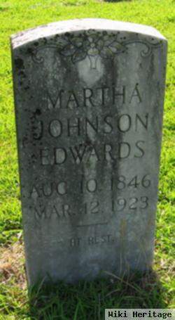 Martha Ann "sis" Johnson Edwards