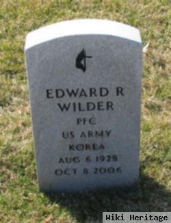 Edward R Wilder