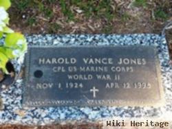 Harold V Jones