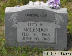 Lucy W Mclendon