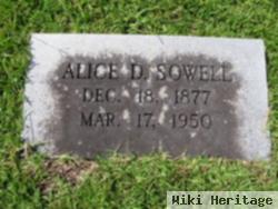 Alice Ann Douglas Sowell