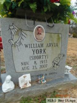 William Arvia "shorty" York