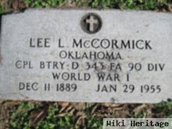 Lee L Mccormick