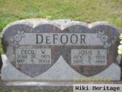 Cecil Walter Defoor