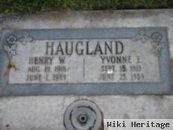 Yvonne E Haugland