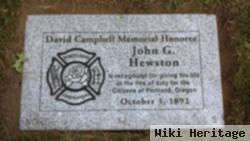 John Guthrie Hewston, I