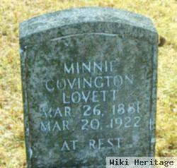 Minnie Covington Lovett