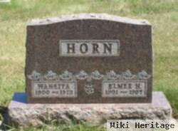 Elmer H Horn