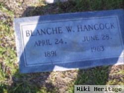 Blanche W Hancock