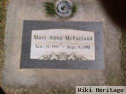 Mary Anne Merrill Mcfarland