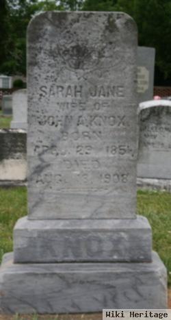 Sarah Jane Blythe Knox