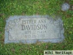 Esther Ann Davidson