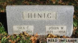 John W Hinig