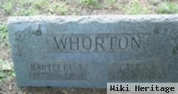 Bartlett A Whorton