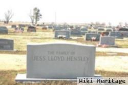 Jesse Lloyd Hensley