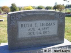 Ruth Eleanor Wright Lehman