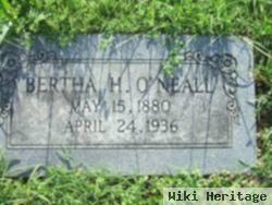 Bertha Hunter O'neall