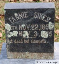 Susan Frances "fannie" Randle Sikes