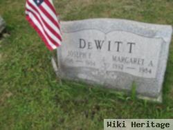 Joseph F Dewitt