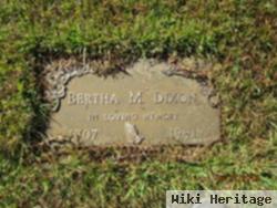 Bertha M. Dixon