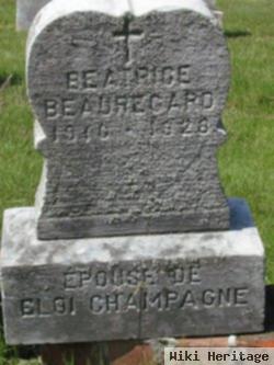 Beatrice Beauregard Champagne