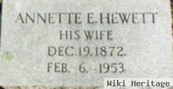 Annette E Wells Hewett