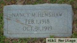 Nancy M Henshaw