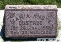 Marie Annette- Annetta "mary" Dustrud