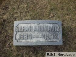 Sarah Ann Kautz