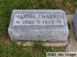 Mariah J Warren