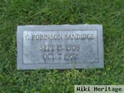 G Robinson Sandidge