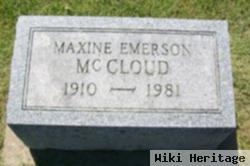 Maxine Emerson Mccloud