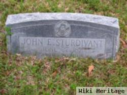 John E. Sturdivant