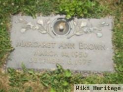 Margaret Ann Brown