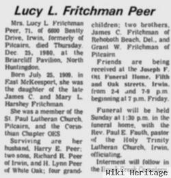 Lucy L. Fritchman Peer