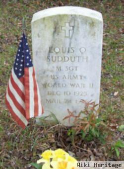 Sgt Louis O. Sudduth