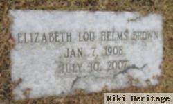 Elizabeth Lou Helms Brown