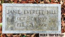 Janie Everett Hill