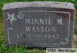 Minerva M. "minnie" Williams Wasson