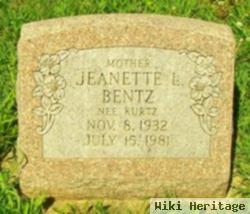 Jeanette L Kurtz Bentz