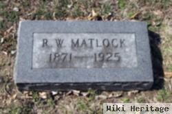 R. W. Matlock