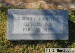 Edward Sidney Johnston