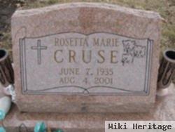 Rosetta Marie Cruse