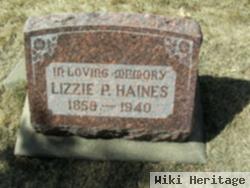 Lizzie P Haines