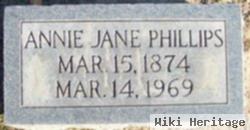 Annie Jane Mcphail Phillips