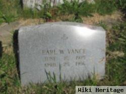 Earl W Vance